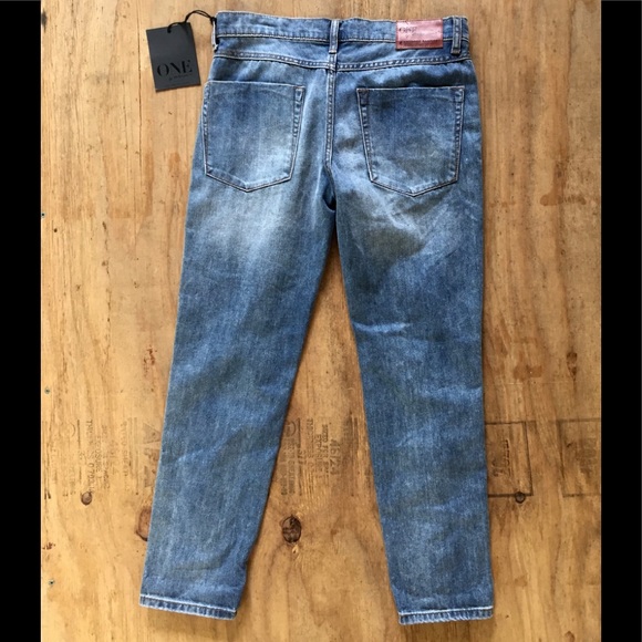 One Teaspoon Distressed Awesome Baggies Jeans - Picture 4 of 8